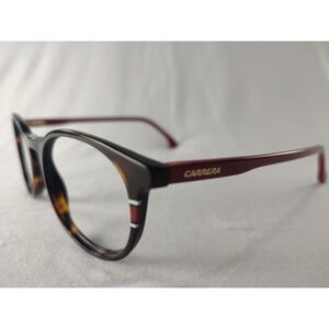 Carrera 170/V 086 Dark Havana Red Round Eyeglass Frames 51-19-145 Unisex